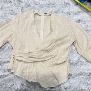 Elegant Cream Women's Top ( box Z)